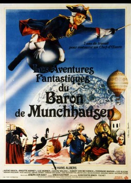 affiche du film AVENTURES FANTASTIQUES DU BARON DE MUNCHAUSEN (LES)