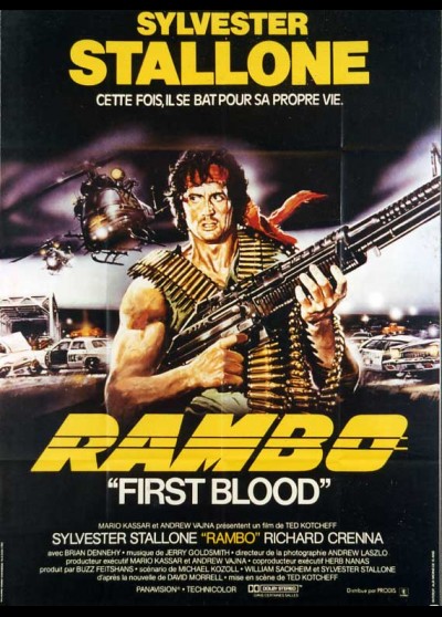 FIRST BLOOD movie poster