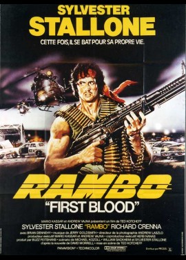 affiche du film RAMBO FIRST BLOOD