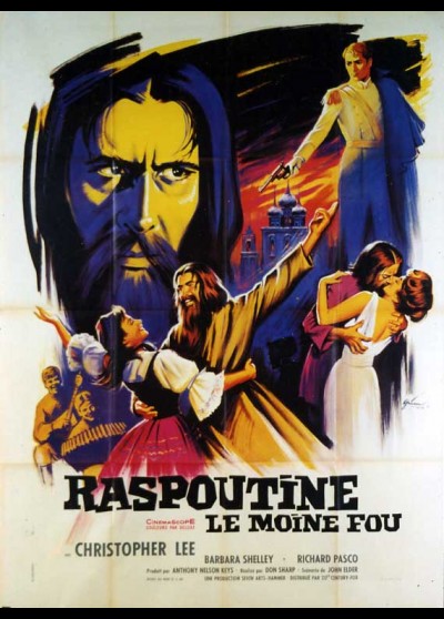 RASPUTIN THE MAD MONK movie poster