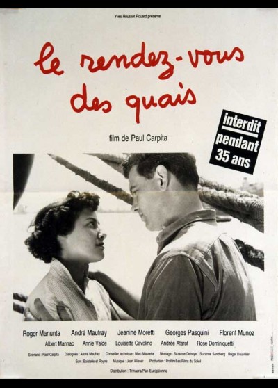 affiche du film RENDEZ VOUS DES QUAIS (LE)
