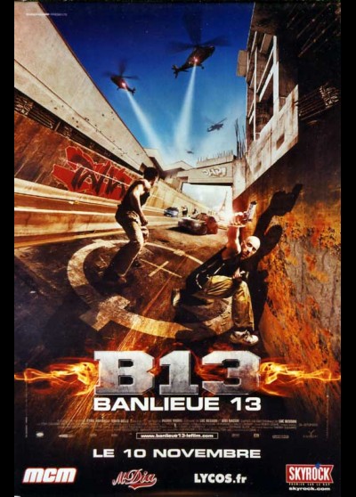 affiche du film BANLIEUE 13 / BANLIEUE TREIZE