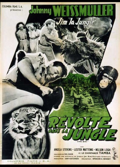 affiche du film REVOLTE DANS LA JUNGLE