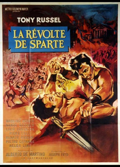 affiche du film REVOLTE DE SPARTE (LA)