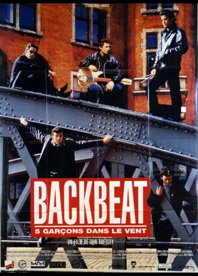 affiche du film BACKBEAT CINQ GARCONS DANS LE VENT