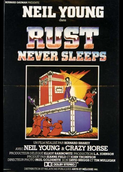 affiche du film RUST NEVER SLEEPS