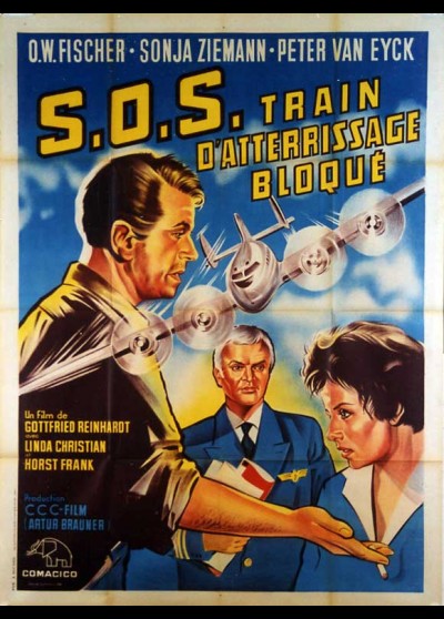 affiche du film S.O.S TRAIN D'ATERRISSAGE BLOQUE