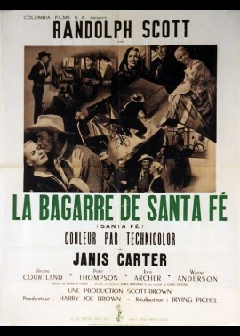 affiche du film BAGARRE DE SANTA FE (LA)