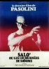 affiche du film SALO OU LES 120 JOURNEES DE SODOME