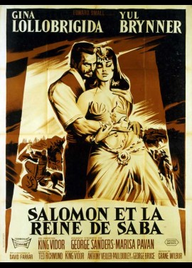 affiche du film SALOMON ET LA REINE DE SABA