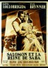 affiche du film SALOMON ET LA REINE DE SABA
