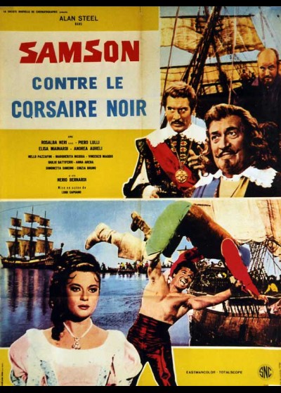 SANSONE CONTRO IL CORSARO NERO movie poster