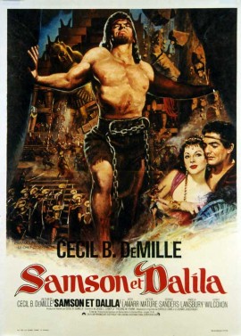 affiche du film SAMSON ET DALILA