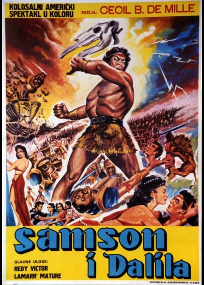 affiche du film SAMSON ET DALILA