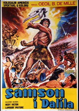 SAMSON AND DELILAH movie poster