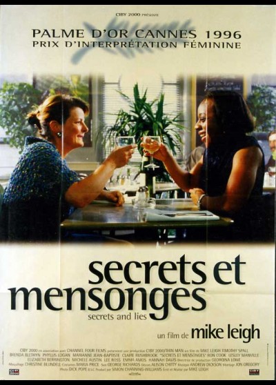 affiche du film SECRETS ET MENSONGES