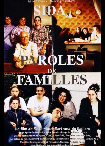 affiche du film SIDA PAROLES DE FAMILLES