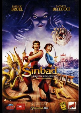 SINBAD LEGEND OF THE SEVEN SEAS movie poster