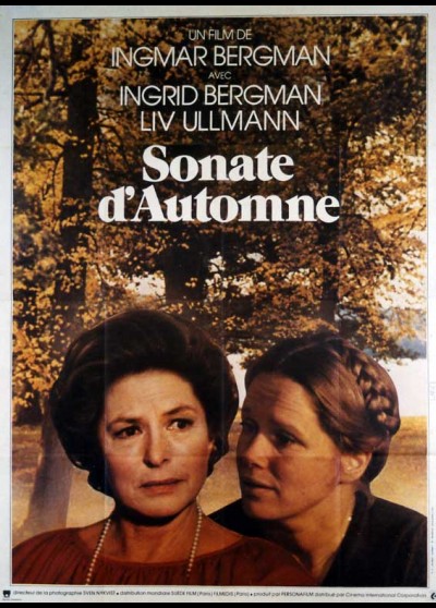 affiche du film SONATE D'AUTOMNE