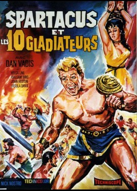 affiche du film SPARTACUS ET LES 10 GLADIATEURS