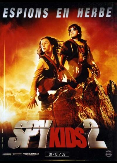 affiche du film SPY KIDS 2 ESPIONS EN HERBE