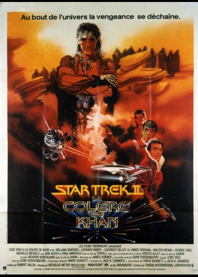 affiche du film STAR TREK 2 LA COLERE DE KHAN