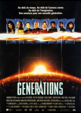 affiche du film STAR TREK GENERATIONS