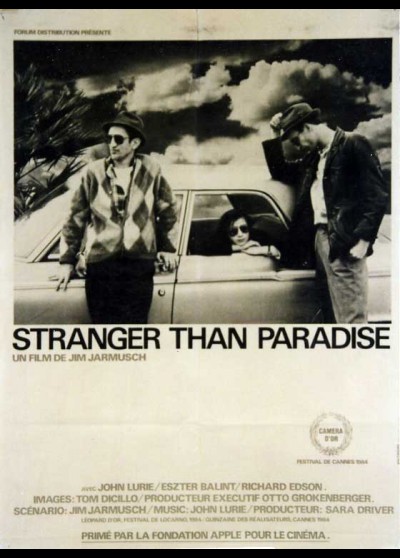 affiche du film STRANGER THAN PARADISE