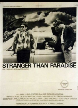 STRANGER THAN PARADISE movie poster