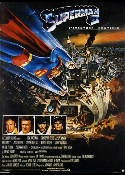 SUPERMAN 2 movie poster