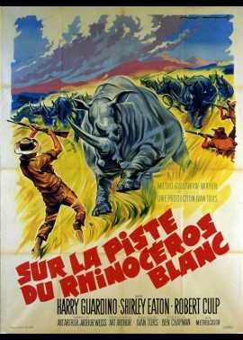 affiche du film SUR LA PISTE DU RHINOCEROS BLANC