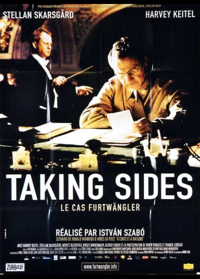 affiche du film TAKING SIDES LE CAS FURTWANGLER