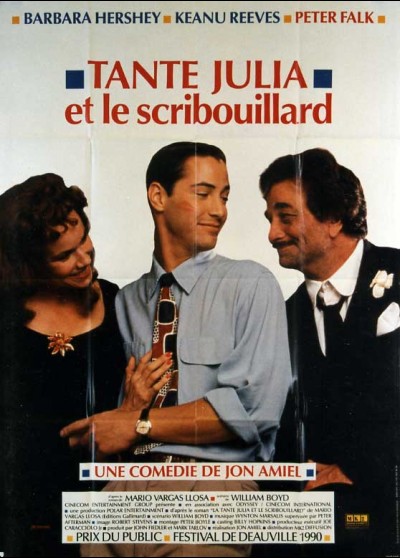 affiche du film TANTE JULIA ET LE SCRIBOUILLARD