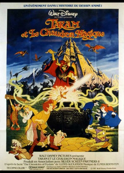 affiche du film TARAM ET LE CHAUDRON MAGIQUE