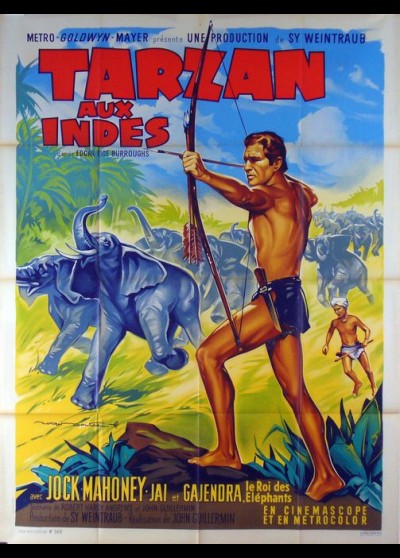 affiche du film TARZAN AUX INDES