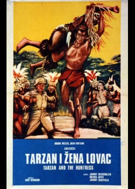 affiche du film TARZAN ET LA CHASSERESSE