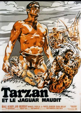affiche du film TARZAN ET LE JAGUAR MAUDIT
