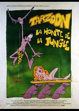 affiche du film TARZOON LA HONTE DE LA JUNGLE