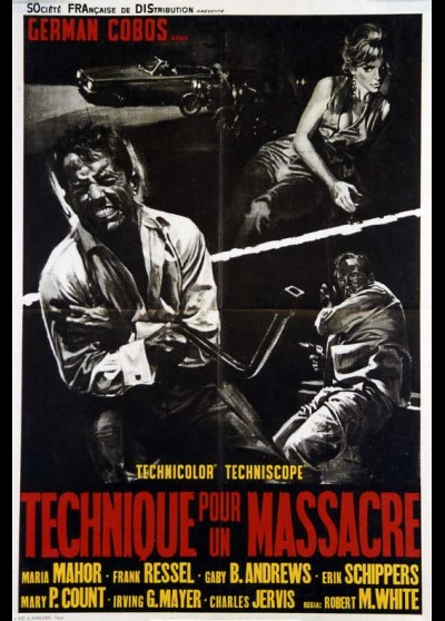 TECNICA PER UN MASSACRO movie poster