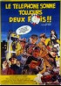 TELEPHONE SONNE TOUJOURS DEUX FOIS movie poster