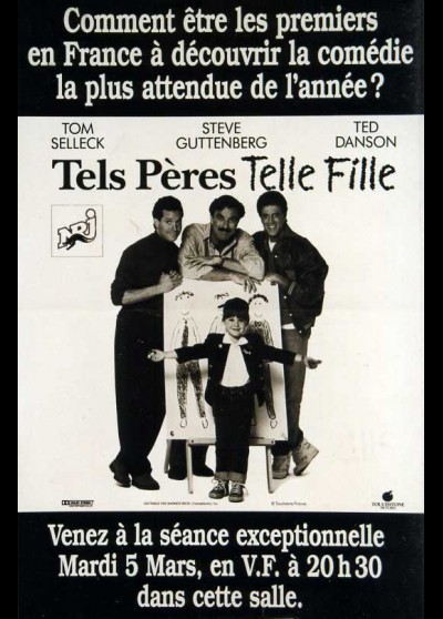 THREE MEN A LITTLE LADY / 3 MEN AND A LITTLE LADY movie poster