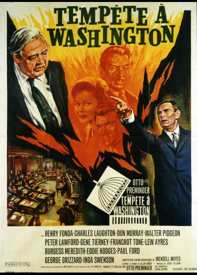 affiche du film TEMPETE A WASHINGTON