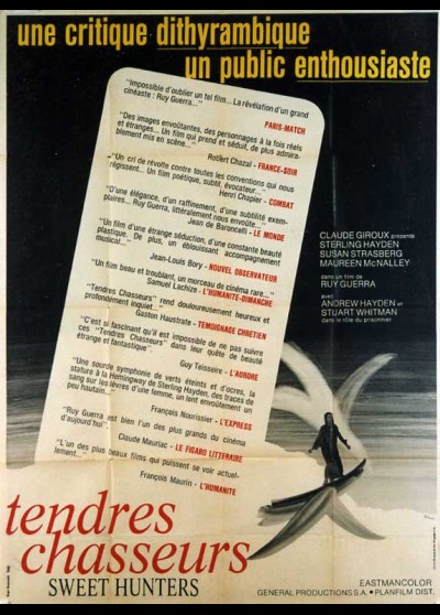 affiche du film TENDRES CHASSEURS