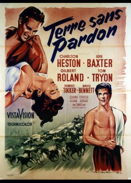 THREE VIOLENT PEOPLE movie poster
