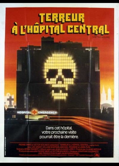 affiche du film TERREUR A L'HOPITAL CENTRAL