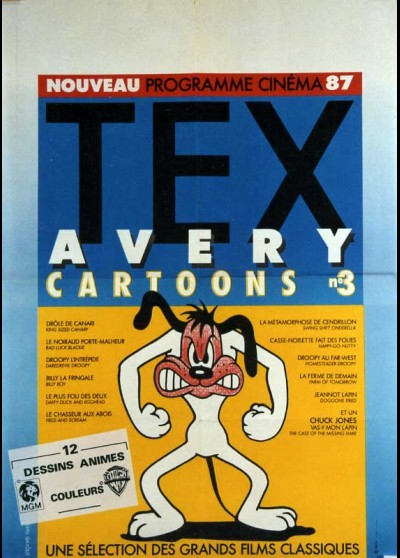 affiche du film TEX AVERY CARTOONS