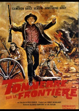 affiche du film TONNERRE SUR LA FRONTIERE