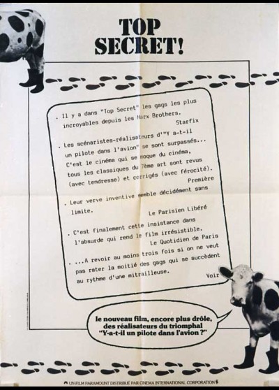 affiche du film TOP SECRET