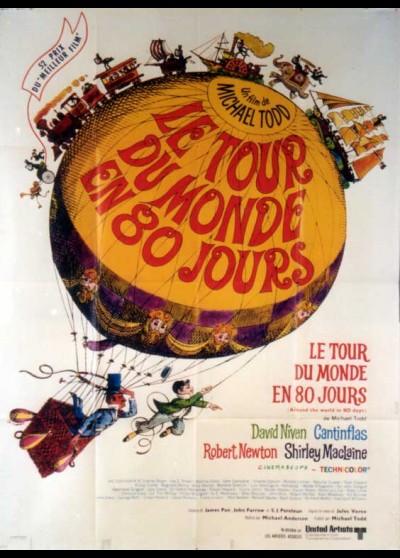 AROUND THE WORLD IN 80 DAYS / AROUND THE WORLD IN EIGHTY DAYS movie poster