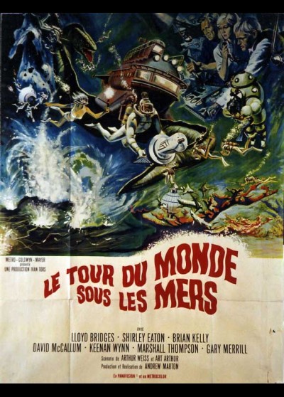 affiche du film TOUR DU MONDE SOUS LES MERS (LE)